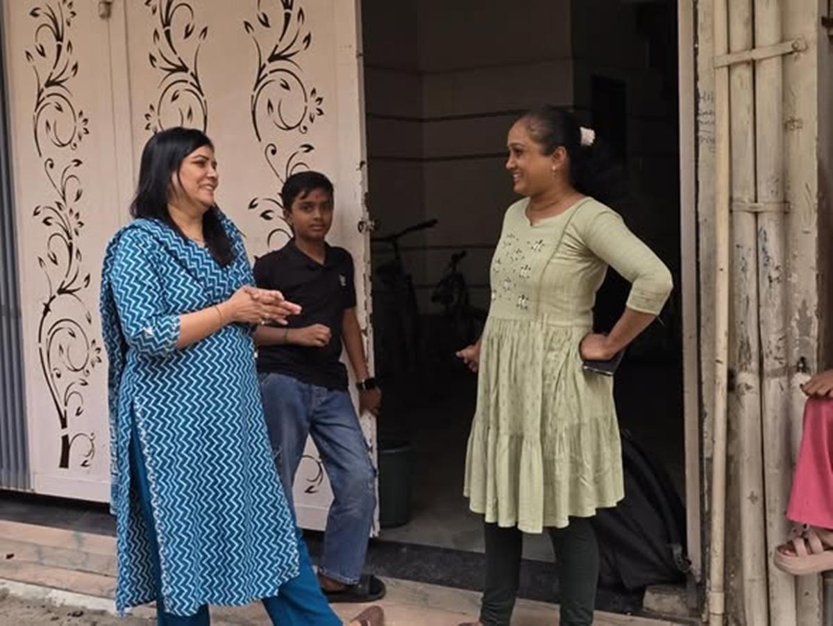 Image for 'સ્થાનિકોની ફરિયાદ બાદ વોર્ડ નં. 5 ની કોર્પોરેટર નિરાલી પટેલની અશ્વિન-૨ સોસાયટીમાં સ્થળ મુલાકાત'